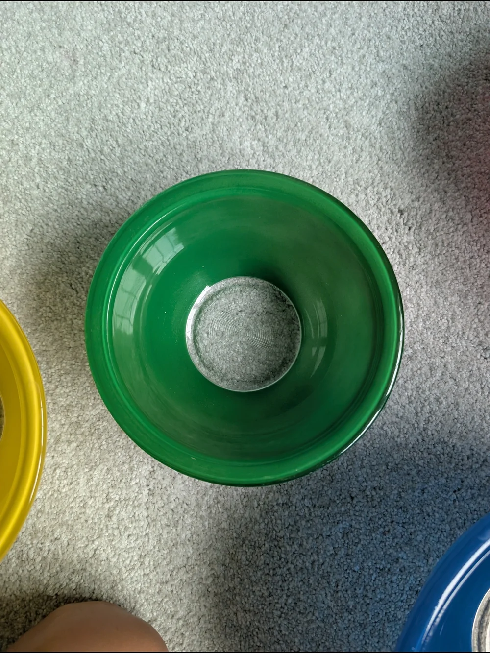 Pyrex Nested Mixing Bowl Set in Blue, Red, Yellow, Green